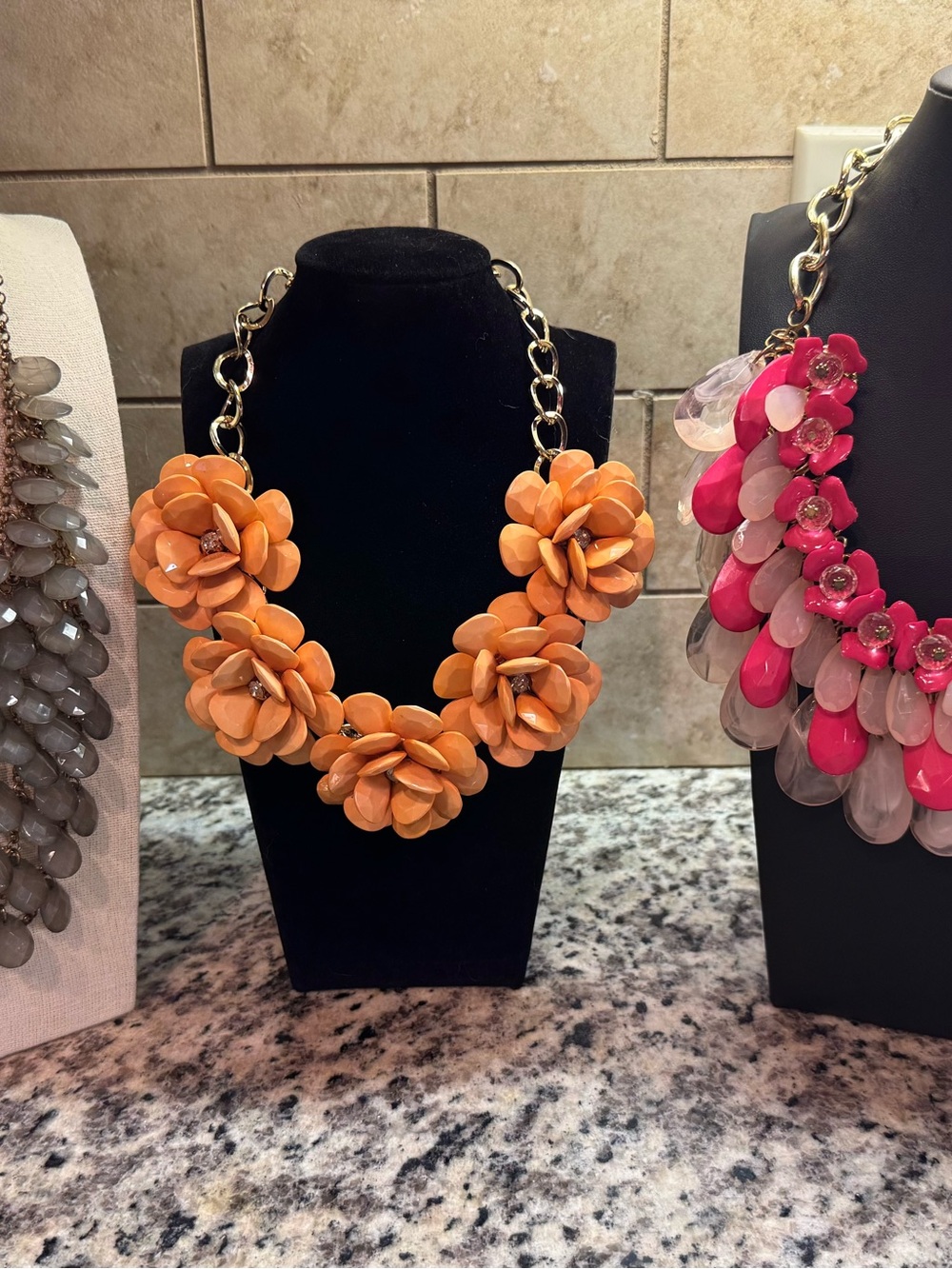 Lot of 3 Statement Necklaces